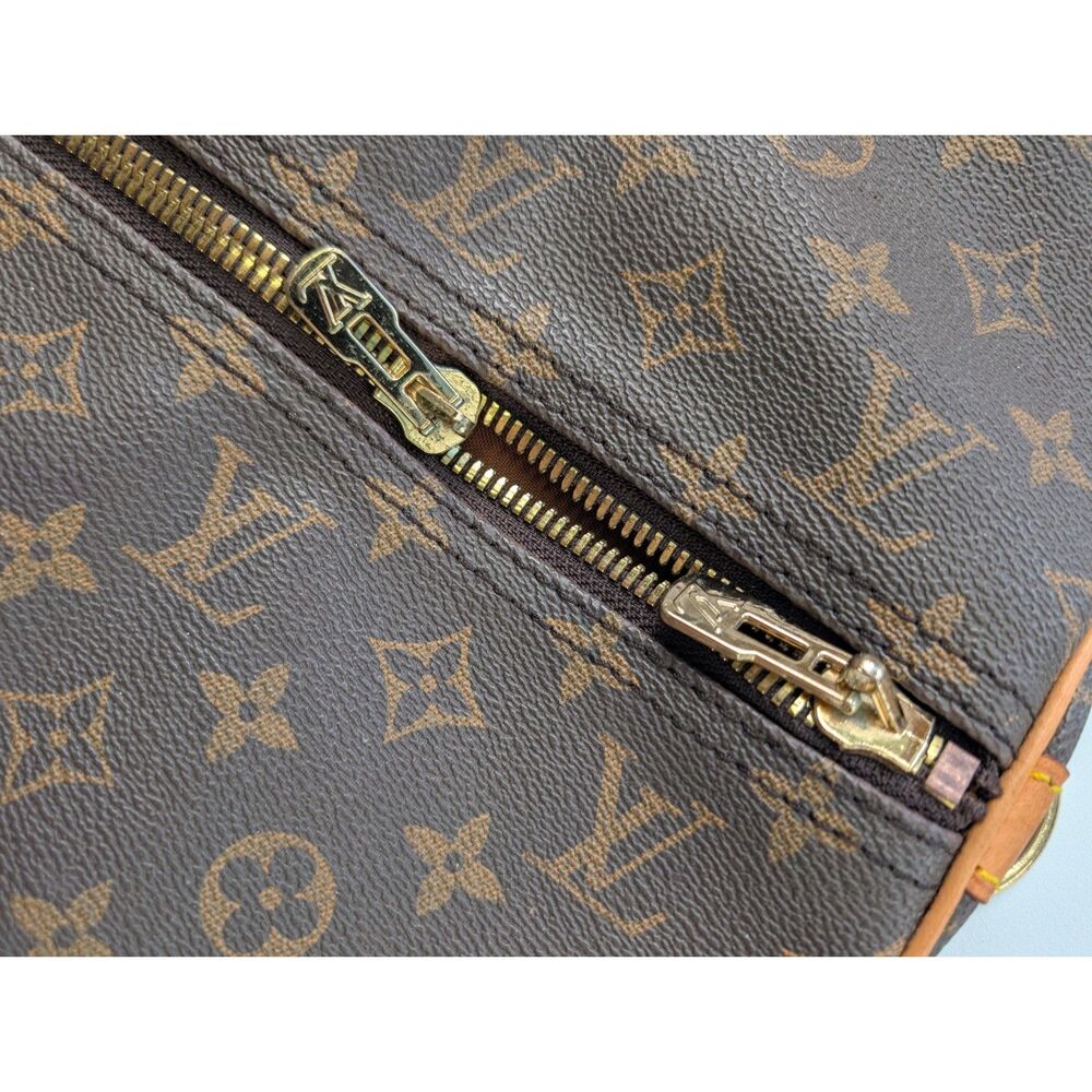 Unverified LV Monogram Keepall Style Travel Duffel Bag w/ Strap As-Is Read - Picture 8 of 15